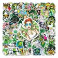 Artsy Home 25/50pcs Funny Characters Leaves Smoking Graffiti Stickers for Laptops and Skateboards. 