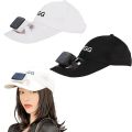 Portable Korea Style Solar Fan Hat Charging Solar Powered Wide Brim Baseball Cap Adjustable Multifunctional Sunhat with Cooling Fan Couple Gift. 