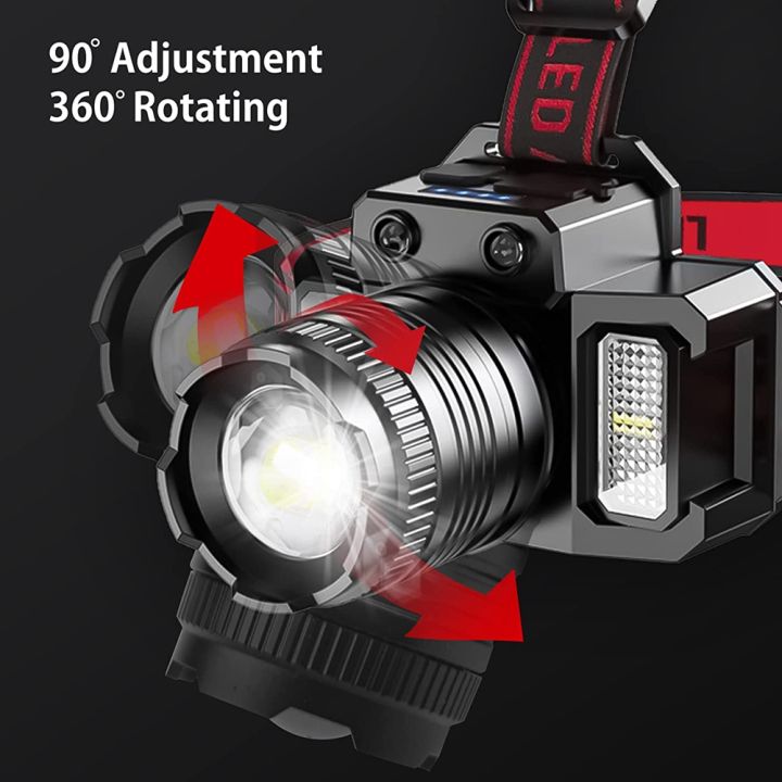 1%20Set%20Rechargeable%20Head%20Light%20360%C2%B0%20Adjustable%20Angle%20Headlight%20Flashlight%20Motion%20Sensor%20for%20Fishing%20-%20Image%206