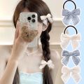 2pcs Bow Ribbon Hair Ties Rings Hairclip for Girls Elastic Hair Bands Rope Ponytail Holder Headwear Women's Hair Accessories. 