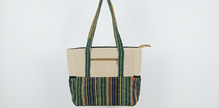 Nepali%20Handcrafted%20Cotton%20Shoulder%20Bag%20for%20Women%20-%20Multi-Pocket%20Ladies%20Casual%20Travel%20&%20Office%20Tote%20Bag%20with%20Laptop%20Pocket%20-%20Image%208