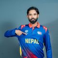 2024 ICC Men's T20 Official World Cup Jersey | Full Sleeve Nepal Cricket Jersey. 