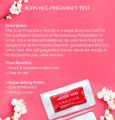 Acon® Urine Pregnancy test kit 1 Box (Pack of 40 Test Kit). 
