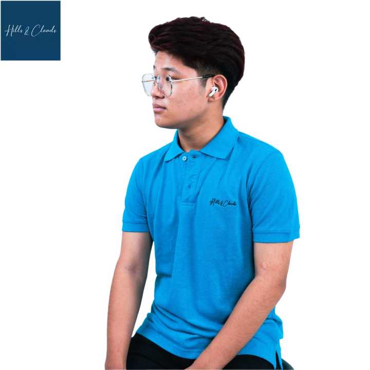 Brand Select & Premium Polo T-Shirt For Men (Aqua)