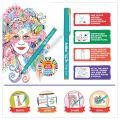 Artline Yoodle Colorful Fineliners Pens | Color Pack | Water Based  | Fine Tip 0.4. 