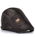 Casual Leather Skin Friendly Soft Classic Design Men's Flat Cap. 