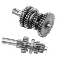 OUMERY Main Counter Shaft with Reverse (3 Forward Plus 1 Reverse Gear) for 110-125CC ATV Dirt Bike ATV Horizontal Engine Parts. 