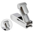 Portable Nail Clipper Slide Push Pull 1Pcs Luxury Stainless Steel Splashproof Nail Clippers Nail Tool Key Ring Pendant. 