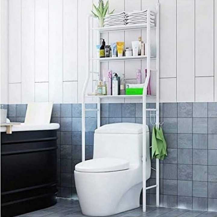 3 Layer Iron Bathroom Storage Organizer Rack