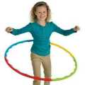 Kids Hula Hoop - Adjustable Collapsible Colourful Indoor Outdoor Fitness Gymnastic. 