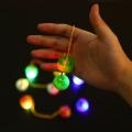 Led Hand Spinner Flash Light Thumb Chucks Skill Ball Control Roll Games. 