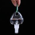 Special Offer 50ml Transparent Alcohol Perfume Leaf Heart Spray Bottle Empty Container Bottle With Metal Hook Lotion Jar. 