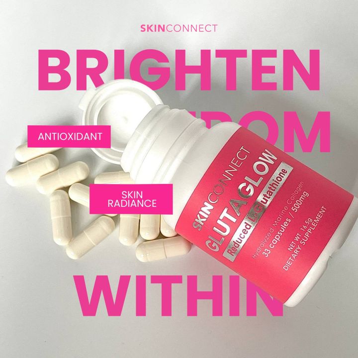 Skin%20Connect%20Gluta%20Glow%20Reduced%20L-Glutathione%20Hydrolyzed%20Marine%20Collagen%2033%20Capsules%20Supplements%20-%20Image%205