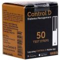 Control D Glucometer Test Strips - 50 Strips. 
