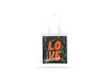 Love Vibes Printed Cotton Tote Bag. 