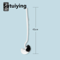 Sutuiying Bathroom Wall-mounted S-type Toilet Curve Brush Bent Head Corner Gap Brush Soft Hair Household Items Cleaning Tools Accessories. 