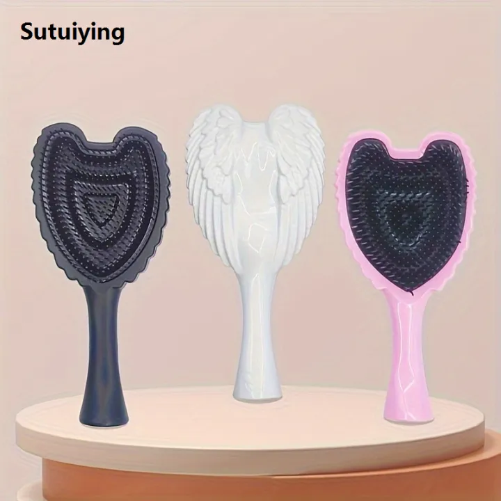 Sutuiying%201pc%20Angel%20Wings%20hair%20comb,%20durable%20plastic%20bristles,%20ABS%20handle,%202025%20suitable%20for%20wet%20or%20dry%20use,%20small%20portable%20styling%20tool%20-%20Image%202