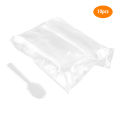 200pcs Mini Clear Plastic Spoons Disposable Flatware For Jelly Ice Cream Dessert CVFHHH. 