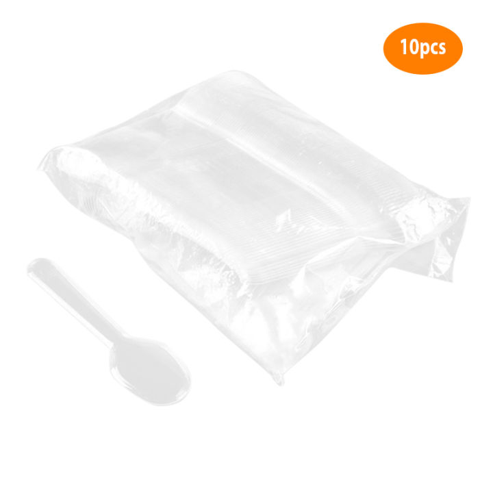200pcs%20Mini%20Clear%20Plastic%20Spoons%20Disposable%20Flatware%20For%20Jelly%20Ice%20Cream%20Dessert%20CVFHHH%20-%20Image%209