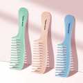 Spunky Add-ons Handheld Hairbrush Wide Tooth Comb Plastic Flat Comb Hair Scalp Massage Smoothing Comb Detangle Hairdressing Comb Styling Tool. 