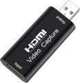 Video Capture Card, 1080P HDMI Capture Card - HDMI to USB 2.0 Video Capture Device for Live Streaming, Broadcasting, Game Recording, Video Conference. 