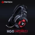 Fantech Hg11 7.1 Channel Surround Sound Gaming Headset Stereo Led Headphones (Black). 