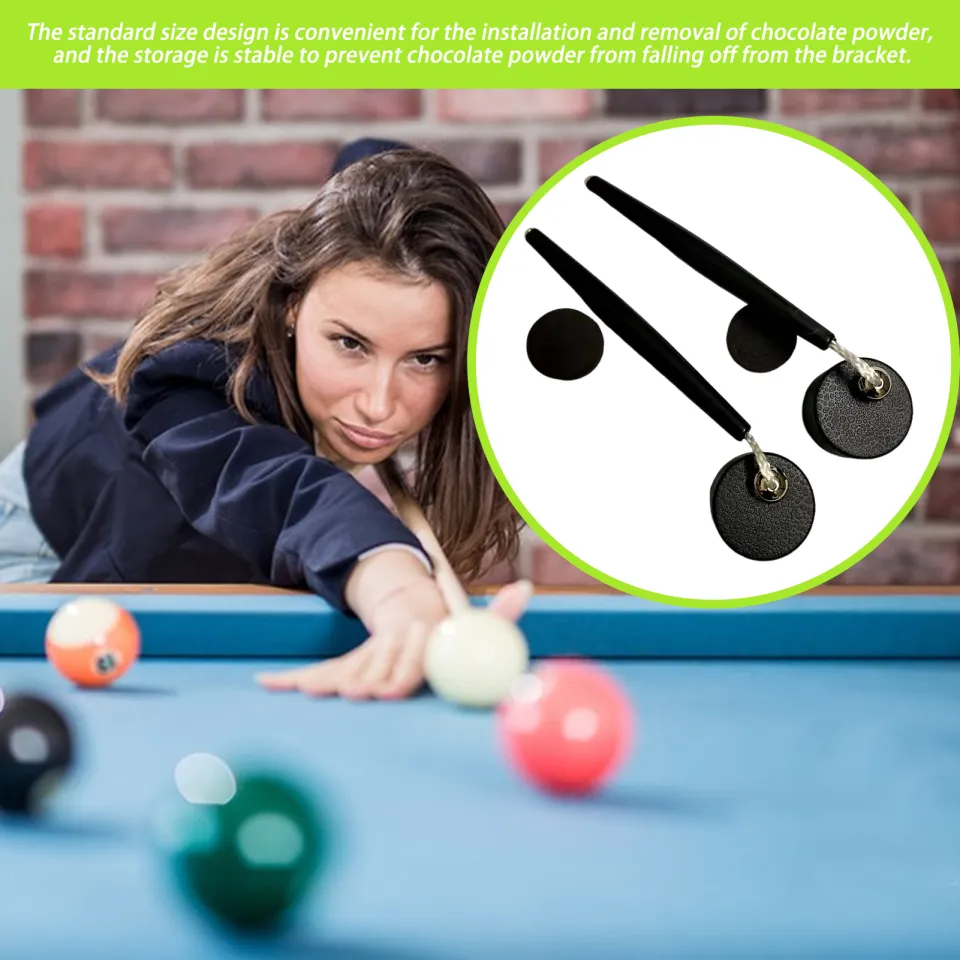 Xmlincos Pockety Billiard Chalk Holder, Easy Zu Use Pool Cue Chalk Holder, 5.1In