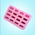New Style (1set/lot) Silicone Popsicle Mold 16 Rectangle Cuboid Shape Ice Cream Mold with Lid Bakeware. 