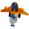 New Mini Smart Robotic Airplane, Push & Go Unbreakable Friction Toy for Baby & Toddlers. 