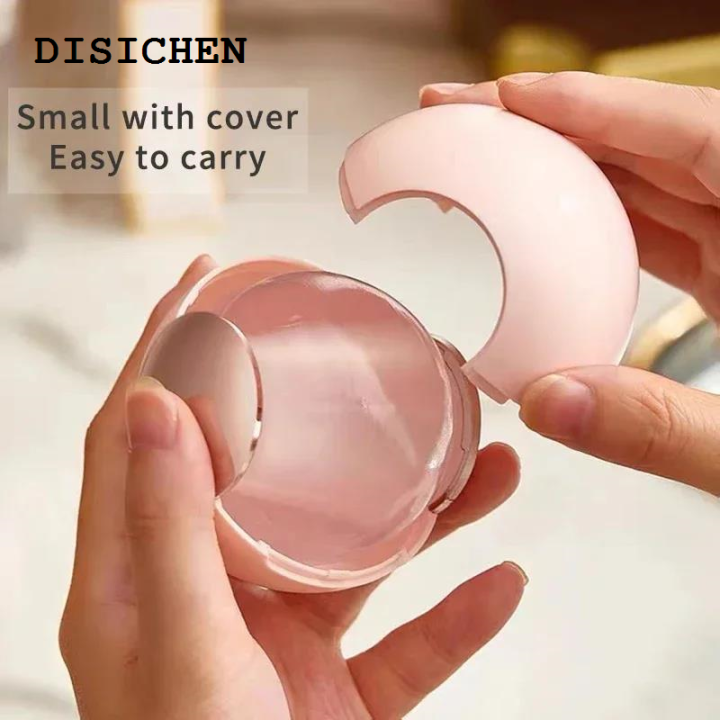 DISICHEN Portable Reusable Round Ball Hair Remover Portable Clothes Gel Lint Rollers Brushes Pets Cat Dog Hair Dust Wiper Washable Sticky Picker