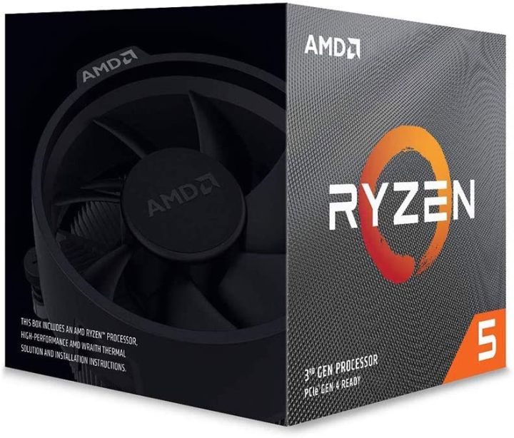 AMD Ryzen 5 3600X 6-Core, 12-Thread Unlocked Desktop Processor with Wraith Spire Cooler