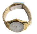 Mema Fashionable Women Watch Arabic Numeral Stainless Steel -Gold. 