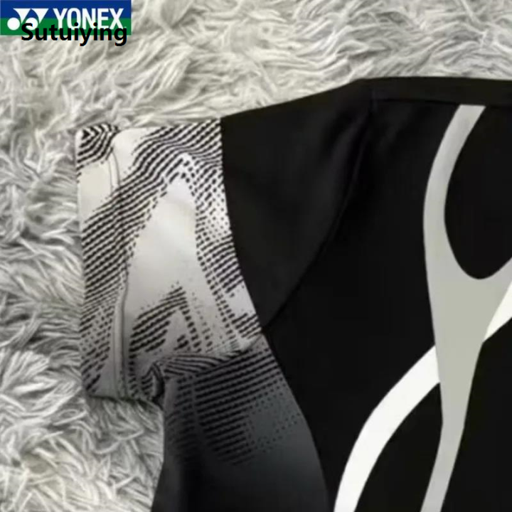 Sutuiying%20YONEX%202025%20Chiharu%20Shida%20Pro%20Tournament%20Badminton%20Apparel%20-%20Unisex%20New%20JP%20Quick-Dry%20Performance%20Top%20Bottoms%20Set%20badminton%20shirt%20-%20Image%204