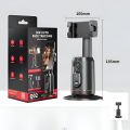 Q02 360° Auto Face Tracking Phone Holder – AI-Powered Smart Gimbal with Gesture Control & Detachable Bluetooth Remote – Professional 360 Rotation Tripod Mount for TikTok, Vlogging, Live Streaming & Reels. 