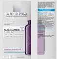 La Roche-Posay Pure Niacinamide 10 Serum for Dark Spots & Brightening Solution. 