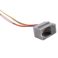 40 Pcs 616E 4P4C RJ9 Female Telephone Connector Adapter W 4 Wires 8cm. 
