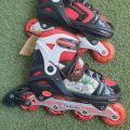 Roller Skets Shoes Adjustable  38-41 Europian Size in Red and Black Colour By Mitrata. 