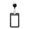 Sturdy Badge Holder Heavy Duty Lightweight Reliable Keychain Compact Portable Id Card Holder for Key Office Doctor Nurse. 