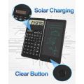 Scientific Calculators,12-Digit LCD Display Desk Calculator with Notepad, Solar and Battery Dual Power. 