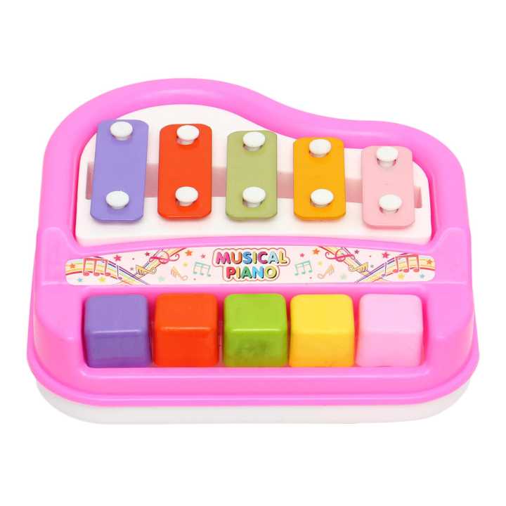 Pink Piano And Xylophone Non Electric Musical Instrument | Daraz.com.np