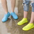 Non-Slip Silicone Rain Boot Shoe Cover Waterproof Reusable Foldable Overshoes With Excellent Elastic. 