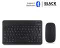 Bluetooth Keyboard and Mouse Combo,Ultra Slim Rechargeable Portable Wireless Keyboard Mouse Set Compact for Android Windows Tablet Cell Phone iPhone iPad Computer Desktop PC Laptop( black). 