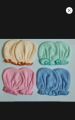 Cute and Colourful New Born Baby Hand Gloves 0 to 12 months (Pack of 4 Pairs Multi-colored. 