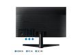 Samsung 27" Monitor (LS27C310EAWXX) | 75Hz | Full HD 1920x1080 | Flicker-Free | Black. 