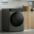 Hyundai Front Load Washing Machine 8KG – HYWM-FL08RK-DDM | Direct Drive Motor | Smart AI Wash | A+++ Energy Rating. 