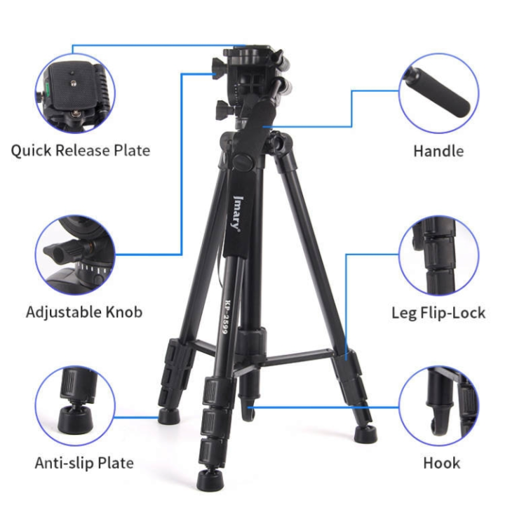 JMARY%20KP-2599%20Professional%202-in-1%20Camera%20Tripod%20&%20Monopod%20Stand%20%7C%20Hydraulic%20Fluid%20Head%20for%20Smooth%20Video%20%7C%20360%C2%B0%20Panoramic%20Shooting%20%7C%20Heavy%20Duty%20Aluminum%20Alloy%20for%20DSLR,%20Mirrorless%20&%20Mobile%20Phones%20-%20Image%205