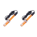 ARELENE 2X ORP Electrode Probe Test Aquarium Hydroponic Laboratory Electrode Measuring the Redox Potential BNC Q9 Connector. 