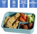Bento Box, Lunch Box Practical Durable for Home for Student with Spoon- Multicolor. 
