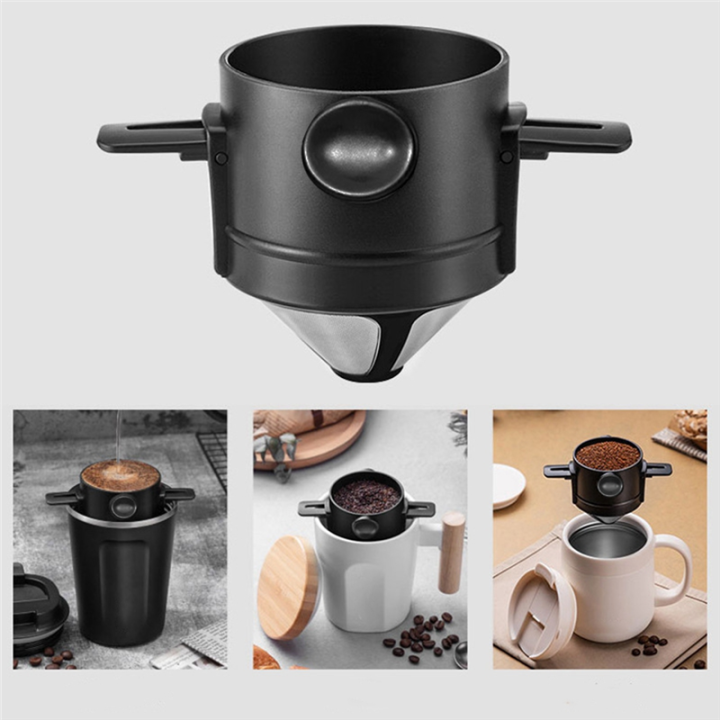 Sojhoop%20Portable%20Coffee%20Filter%20Reusable%20Funnel%20Tea%20Infuser%20Stainless%20Steel%20Minie%20Dripper%20Coffee%20Dripper%20for%20Home%20Office%20Trave-B%20-%20Image%207