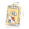 Cartoon Card Case Kawaii  Pendant Cartoon Protective Case Protective Case ID Card Cover ID Card Cover Lady. 